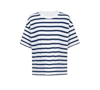 MEY T-Shirt BREEZY STRIPES blue zodiac bleu marine | M