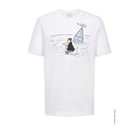 Mey T-Shirt 'Serie mey x LORIOT mey' bleu / noir / blanc, Taille M
