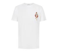 Mey T-Shirt 'Wave Swing' beige / bleu pastel / rouge / blanc, Taille M