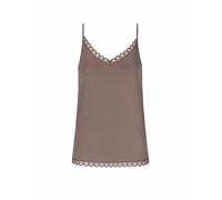 MEY Top - Camisole POETRY TEMPTATION lait et café marron clair | S