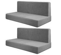 MEYAGOT 2 Pièces Housses De Coussin De Camping, Housse De Canapé, Housses De Coussin De Rechange, Universel Couverture De Canapé Extensible Tout Couvert Canapé Pliant Protecteur