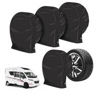 MEYAGOT 4 Pièces Housses De Protection pour Roues, 27"-29" Couvre-Pneus pour RV, Camion, SUV, Remorque De Voyage, Camping-Car