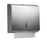 MEYAGOT Distributeur Essuie Main, Distributeur Papier Essuie Main Acier Inoxydable, Distributeur Papier Mural Distributeur Serviette Papier pour Papier Format Plié, Postuler À Hôtel Bathroom Devidoir