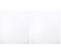 Meyco 413999 Drap de lit Uni Blanc 75x100 cm (Lot de 2)