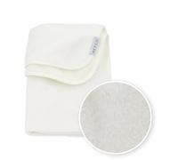 Meyco Baby Bouclé Couverture de Voyage (Couverture en Polyester, particulièrement Douce & Chaude, Accessoire en 75 x 100 cm, Premier équipement), Offwhite