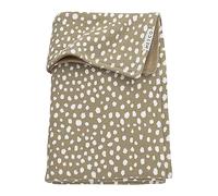 Meyco Baby Cheetah Velvet, Couverture de Berceau tricotée (80% Coton et 20% Polyester, Polyvalente, Facile d'entretien, Respirante, Taille : 75 x 100 cm), Gris Tourterelle