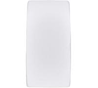 Meyco Baby Drap-Housse en Molleton pour lit Junior (Drap-Housse en 100% Coton avec sous-Couche PU, imperméable & Absorbant l'humidité, Respirant & Confortable, Taille : 70 x 140 cm), White