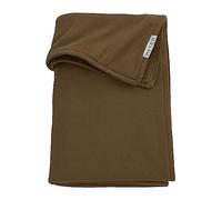 Meyco Baby Knit Basic Couverture pour bébé en Velours tricotée (80% Coton et 20% Polyester, Polyvalente, Facile d'entretien, Respirante, 75 x 100 cm) Chocolat