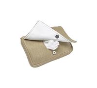 Meyco Baby Knit Basic Étui à lingettes humides (matériau imperméable, remplissable par fermeture éclair latérale, grand choix de couleurs, pratique pour les déplacements, 100% coton), taupe