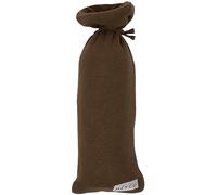 Meyco Baby Knit Basic Housse de bouillotte (Tricot Fin, matière Douce, Facile à Ouvrir et Fermer grâce à Un Cordon de Serrage, 100% Coton, Entretien Facile), Chocolat