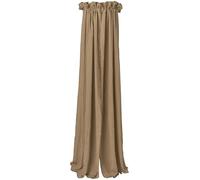 MEYCO Baby Uni Ciel de lit, Ciel de bébé (baldaquin en Coton et Polyester, Environnement protégé, atmosphère chaleureuse, Fixation Facile, Texture Douce, Lavable, Taille : 55 x 240 cm), Toffee