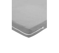 Meyco Baby Uni Housse de Matelas pour lit de Voyage (Housse 100% Coton, Douce pour la Peau, Extensible, Lavable et adaptée au sèche-Linge, Taille : 60 x 120 cm), Grey