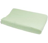 Meyco Baby Uni Housse pour matelas à langer (matelas à langer 100% coton, prélavé, doux, agréable pour la peau, lavable & adapté au sèche-linge, taille : 50 x 70 cm), Soft green