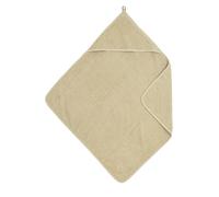Meyco Baby Uni Serviette éponge à Capuche, Serviette de Bain (en 100% Coton, merveilleusement Doux, qualité supérieure, absorbe l'humidité, Taille : 75 x 75 cm), Sable