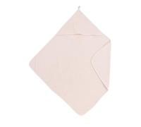Meyco Baby Uni Serviette éponge à Capuche, Serviette de Bain (en 100% Coton, merveilleusement Doux, qualité supérieure, Absorbant l'humidité, Taille : 75 x 75 cm), Soft Pink