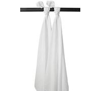 Meyco Baby Uni Swaddle Chiffons à sucer, 2 pièces (à Langer, 100% Coton, très absorbants & à séchage Rapide, multifonctionnels), White
