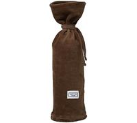 Meyco Baby Velvet Housse de bouillotte (matière douce, facile à ouvrir et à fermer grâce au cordon de serrage, en 100% velours de coton, entretien facile), chocolat