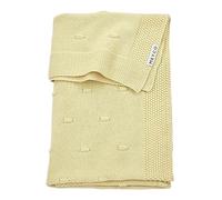 Meyco Couverture pour bébé - Motif Knots - Jaune Doux - 100 x 150 cm - Paquet Individuel