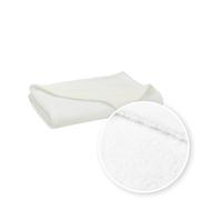 Meyco Home Bouclé Plaid Douillet de qualité supérieure - Confort et Style combinés - en Tissu bouclé de Luxe - pour canapé et lit - 130 x 170 cm - Blanc cassé