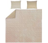 Meyco Home Linge de lit Double Cheetah/Uni (Coton, matière Respirante, Facile d'entretien, Bande Pliante Pratique, Dimensions : 240 x 200/220 cm), Gris Tourterelle