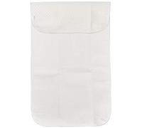 Meyco Home protège-Matelas antidérapant pour 1 Personne (protège-Matelas avec nœuds, protège Contre l'usure et la saleté, Doux et Flexible, Lavable, Taille : 120 x 200 cm), Blanc