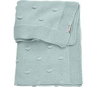 Meyco Idena 2753053 Couverture tricotée pour bébé Vert Pierre 100 x 150 cm