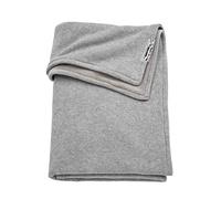 Meyco Idena 2754004 Couverture d'hiver tricotée en Velours Gris mélangé 100 x 150 cm