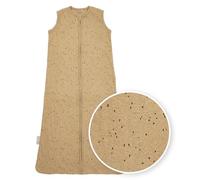 Meyco Sac de Couchage Rib Mini Spot, Sac de Couchage pour bébés (Sac d'éveil, Respirant & régulateur d'humidité, 110 cm, 0.3 TOG, Ajustement sûr), Toffee Melange