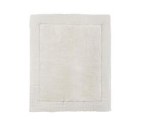 Meyco Tapis de Parc gaufré Teddy, pour bébé (Tapis d'éveil pour bébé, 100% Coton, 80 x 100 cm), Greige