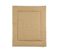 Meyco Tapis de Parc Rib Mini Spot, Tapis d'éveil bébé (80 x 100 cm, Accessoire, de Jeu, Couverture de qualité), Toffee Melange