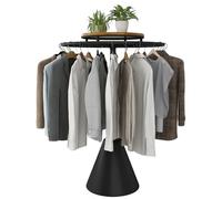 MEYEBP Porte-vêtements Rotatif à 360° pour Boutique, Porte-vêtements Métallique sur Pied, Présentoir en Fer Robuste pour Magasin De Vêtements, Diamètre 60 Cm-90 Cm