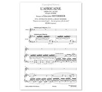 Meyerbeer, Giacomo • AFRICAINE (L') • "Sur mes genoux, fils du soleil" (soprano)