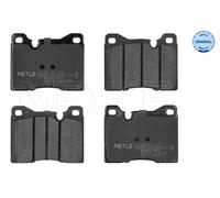 MEYLE 025 204 3715 Kit de plaquettes de frein, frein à disque pour BMW