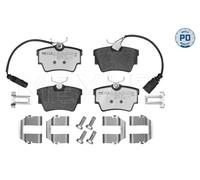 MEYLE 025 232 2416-1/PD Kit de plaquettes de frein, frein à disque pour VW