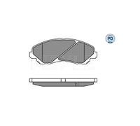 MEYLE 025 235 8416/PD Plaquettes de frein avant pour Lancer Galant ASX Sebring P