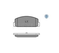 Plaquettes de frein Essieu arrière 025 240 4514/PD MEYLE pour MAZDA 6 Hatchback