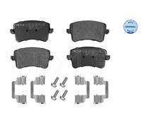 MEYLE 025 246 0617/K2 Kit de plaquettes de frein, frein à disque pour AUDI