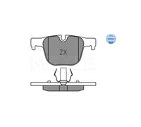 MEYLE 025 255 1417 Plaquettes de frein