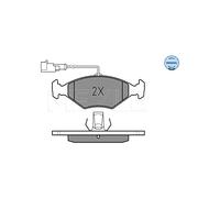 MEYLE 025 232 2018/W Plaquettes de frein