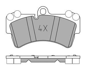 Meyle 0252369317/PD Motorcraft Kit de plaquettes de frein, frein à disque