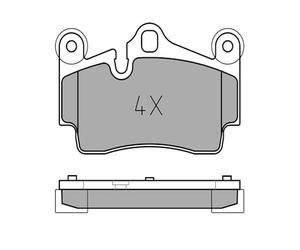 Meyle 0252369417 Motorcraft Kit de plaquettes de frein, frein à disque