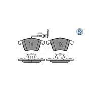Meyle 0252374619/PD Motorcraft Kit de plaquettes de frein, frein à disque
