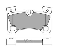 Meyle 0252429616/PD Motorcraft Kit de plaquettes de frein, frein à disque