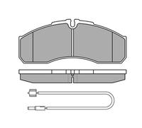 Meyle 0252916020/W Motorcraft Kit de plaquettes de frein, frein à disque
