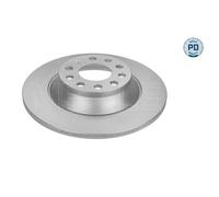 MEYLE 2X Disque De Frein Arrière Ø302 Mm Plein Pour Audi A6 Avant 4F5 C6 3.0 TDI