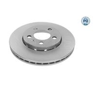 MEYLE 2x Disque de Frein Avant Ø256 MM Ventilé pour VW Golf IV 1J1 1.4 16V 1.6