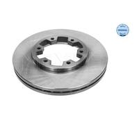 MEYLE 2x Disque de Frein Avant Ø277 MM Ventilé pour Nissan Pick-Up D22 2.5 Td