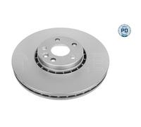 MEYLE 2x Disque de Frein Avant Ø328 MM Ventilé Zink-Lamellen pour Volvo XC60 156