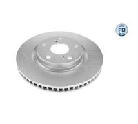 MEYLE 2x Disque De Frein Avant Aéré Ø296 Mm Pour Toyota Auris _E18_ 1.8 Hybrid