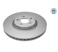 MEYLE 2x Disque de Frein Avant Ventilé Convient pour Volvo XC60 II, 246 2.0 D4
